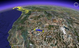 Away 29 flight path