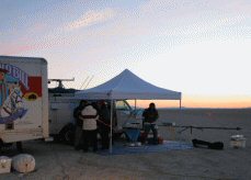 Dawn in the desert