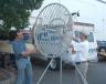 Mark and Paul with the 900 mhz antenna